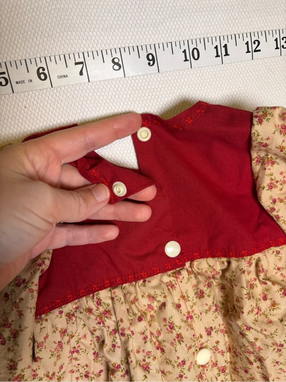 Handmade Floral Prairie Dress Estimated 18–24 Months / 2T